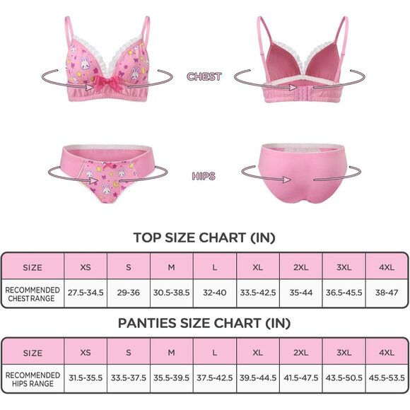 🆕 Women Pink Lacy Trim Nightwear Strap Sleepwear Cami Top Lingerie Bralette Set - Picture 5 of 7